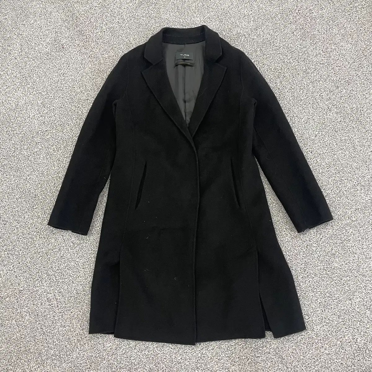 55 チューブ ウール カシミア コート 0102 HS 1
