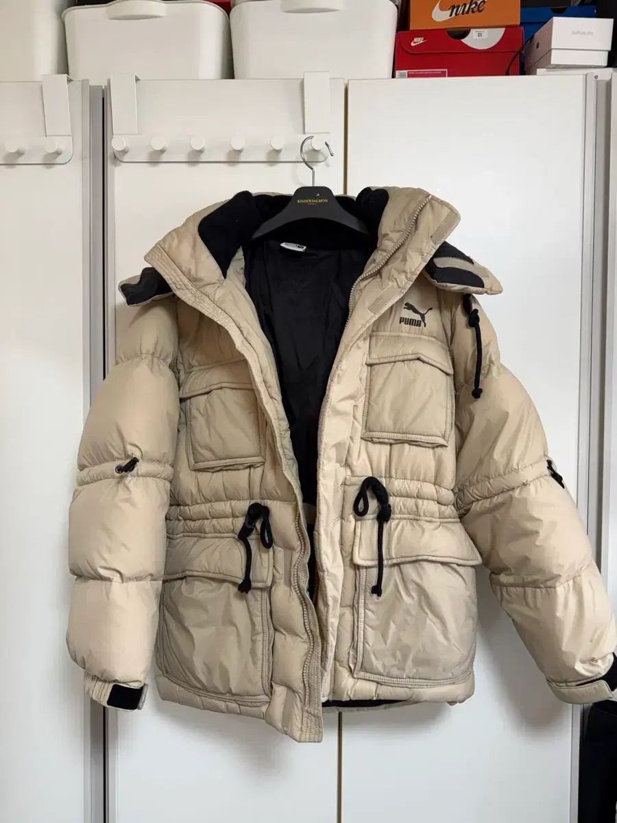 PUMA プーマ ダウン ベージュ Sサイズ ユニセックス
