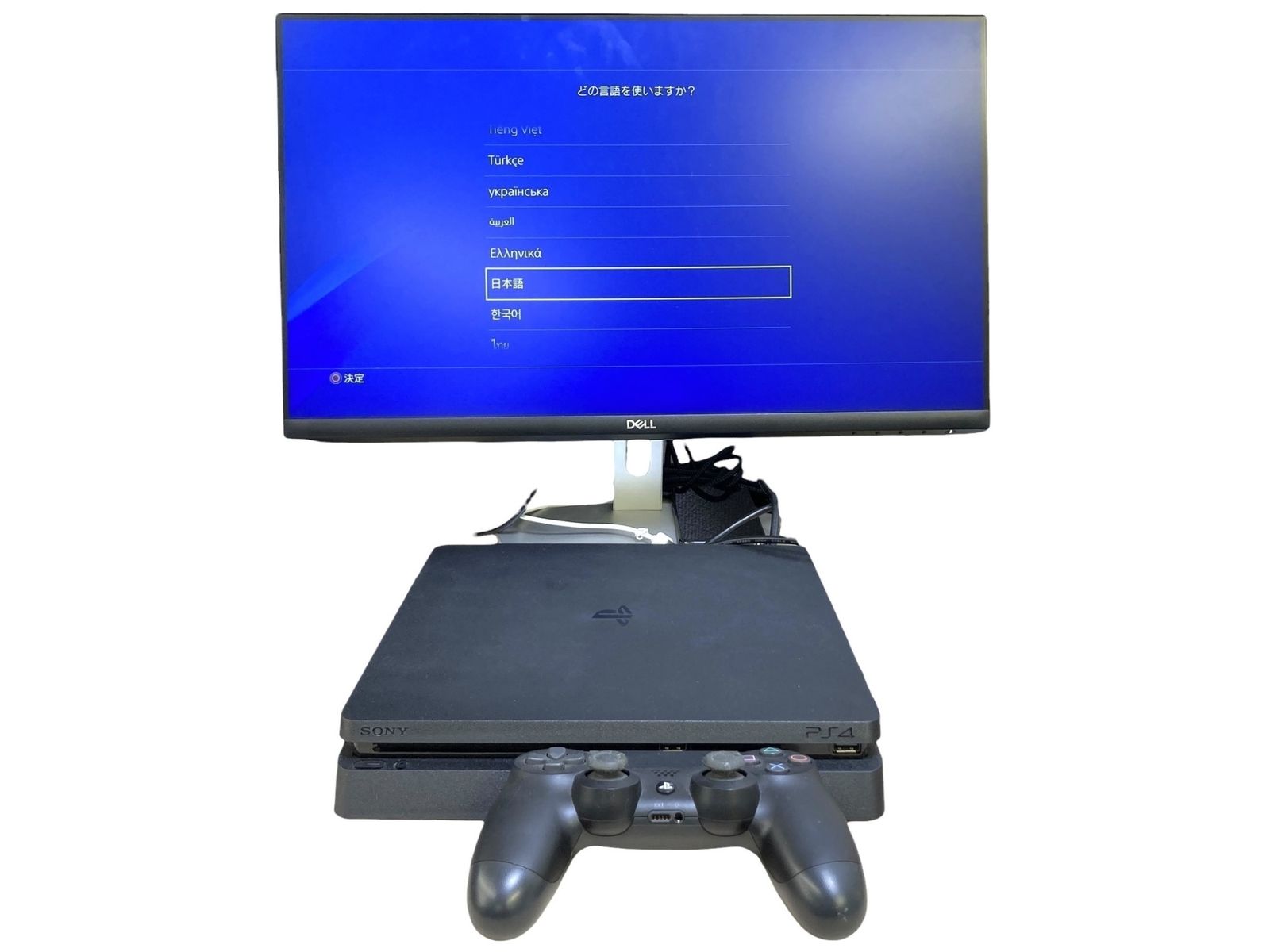 ◎Sony PS 4 本体 CUH 2100 A ブラック 使用感あり コントローラー 電源ケーブル付 本体 プレイステーション4(PS4) テレビゲーム