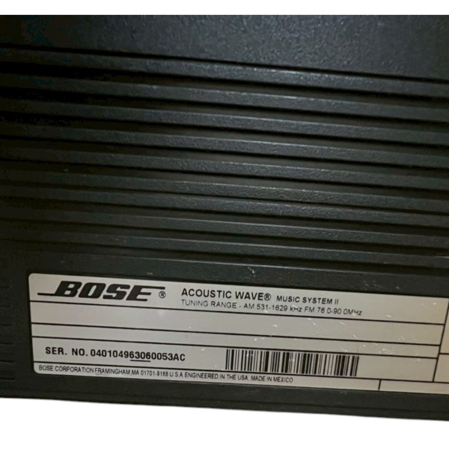  BOSE ACOUSTIC WAVE MUSIC SYSTEM II CD ラジカセ カセット ラジオ CD MD カセットデッキ ラジオ コンポ