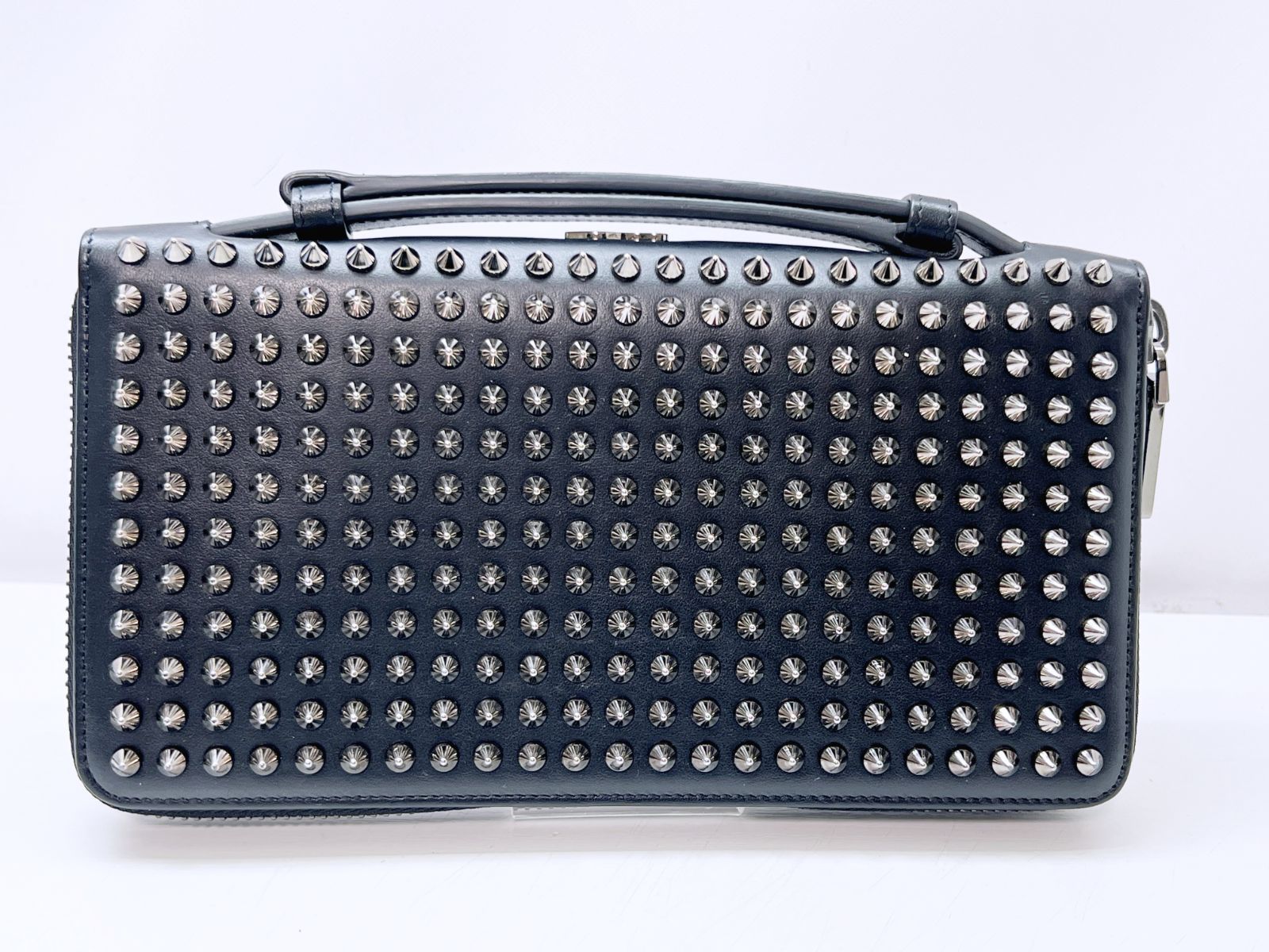 未使用✨ クリスチャンルブタン パネトーネ XL オーガナイザー ブラック Panettone - ウォレット - カーフレザー - ブラック - Christian Louboutin