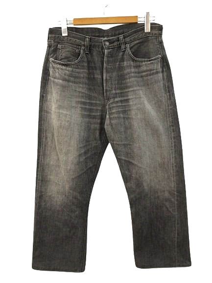 フルカウント ワイド ブラック セルビッジ デニムパンツ Dartford スーパースムース W 34