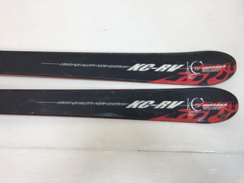 KC-RV スキー 板 赤黒 OGASAKA スキー板 OGASAKA KC-RV 175cm オガサカ 現状販売 オガサカ スキー 板
