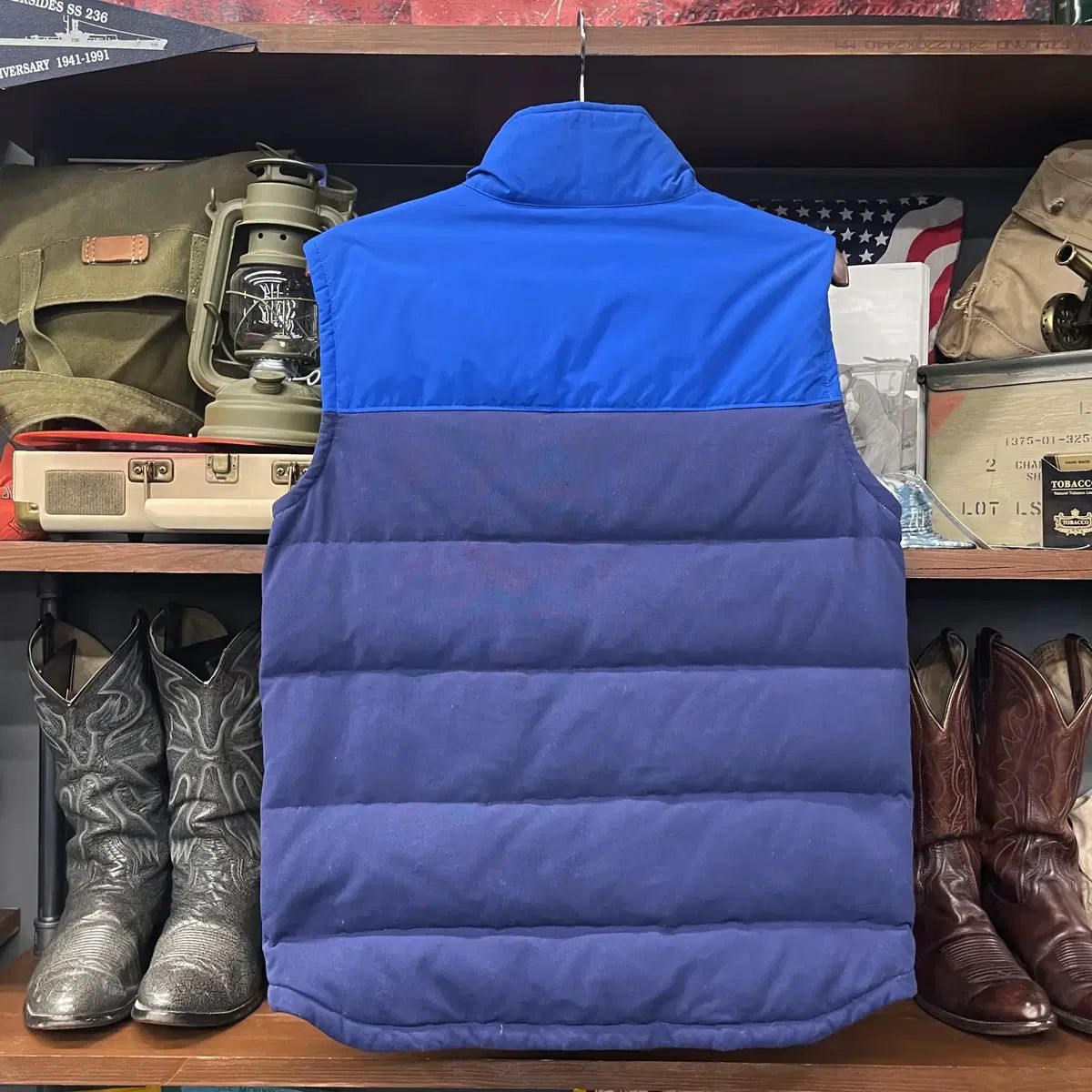 FA 13 パタゴニア ボタン ジップアップ グース ダウン ベスト N 409 カーゴパンツ ベスト 