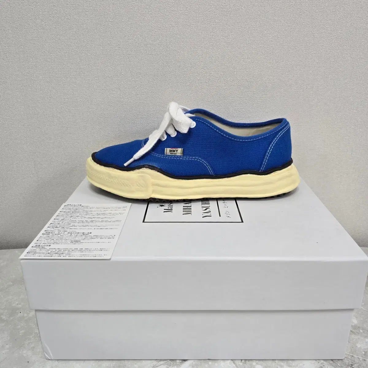 メゾンミハラヤスヒロ ベイカー スニーカー シューズ ブルー