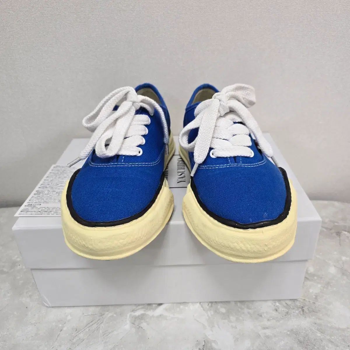 メゾンミハラヤスヒロ ベイカー スニーカー シューズ ブルー