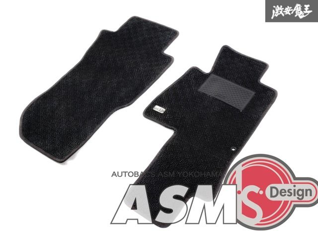激 ‼ AMS I.S. Design KARO AP 1 2 HONDA S 2000 フロアマット 左右セット ブラック 赤ステッチ F 20 C 2200 22 棚S-1