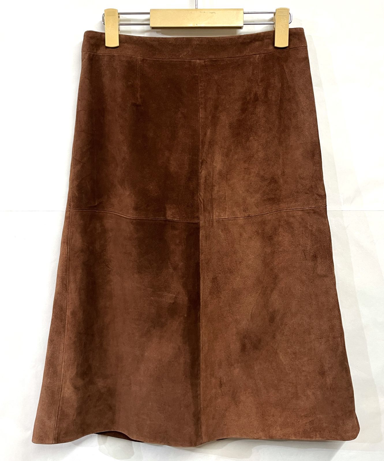 00 s ヴィンテージ D-G｜ディーアンドジー 本革 スエードフ スカート KWY DOLCE-GABBANA ドルチェアンドガッバーナ