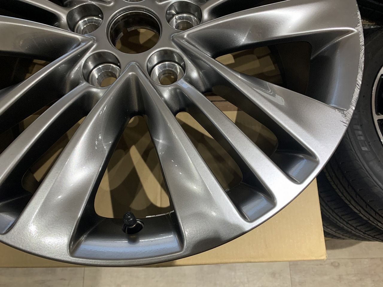 2512022】1本 トヨタ 40系 アルファード 純正 ホイール 18インチ 7J +