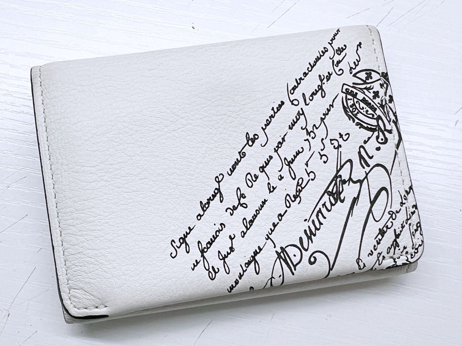 美品 Berluti ベルルッティ インブイア スクリットレザー カード