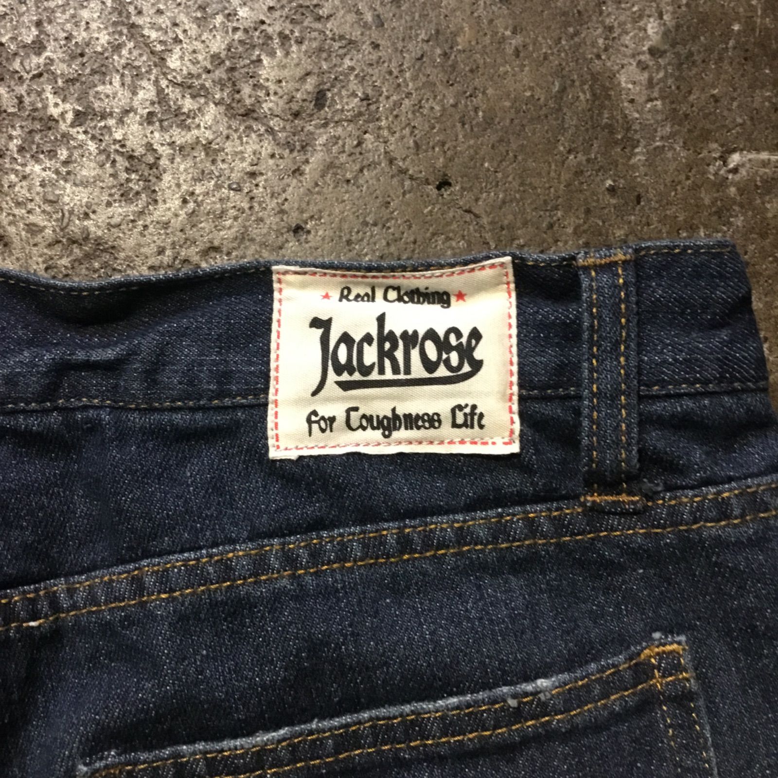 パンツ 2000's JACKROSE JE-加工ストレートデニムパンツ(MENS)｜ファッション通販 SANKO BAZAAR