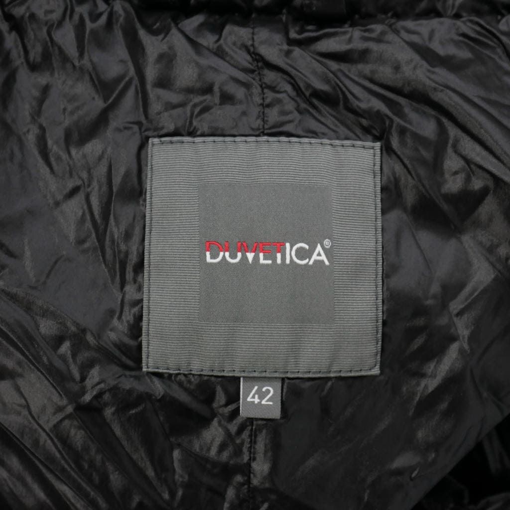 デュベティカ ナイロンダウンジャケット 中綿コート 42 黒 ブラック レイヤード ダウンジャケット 