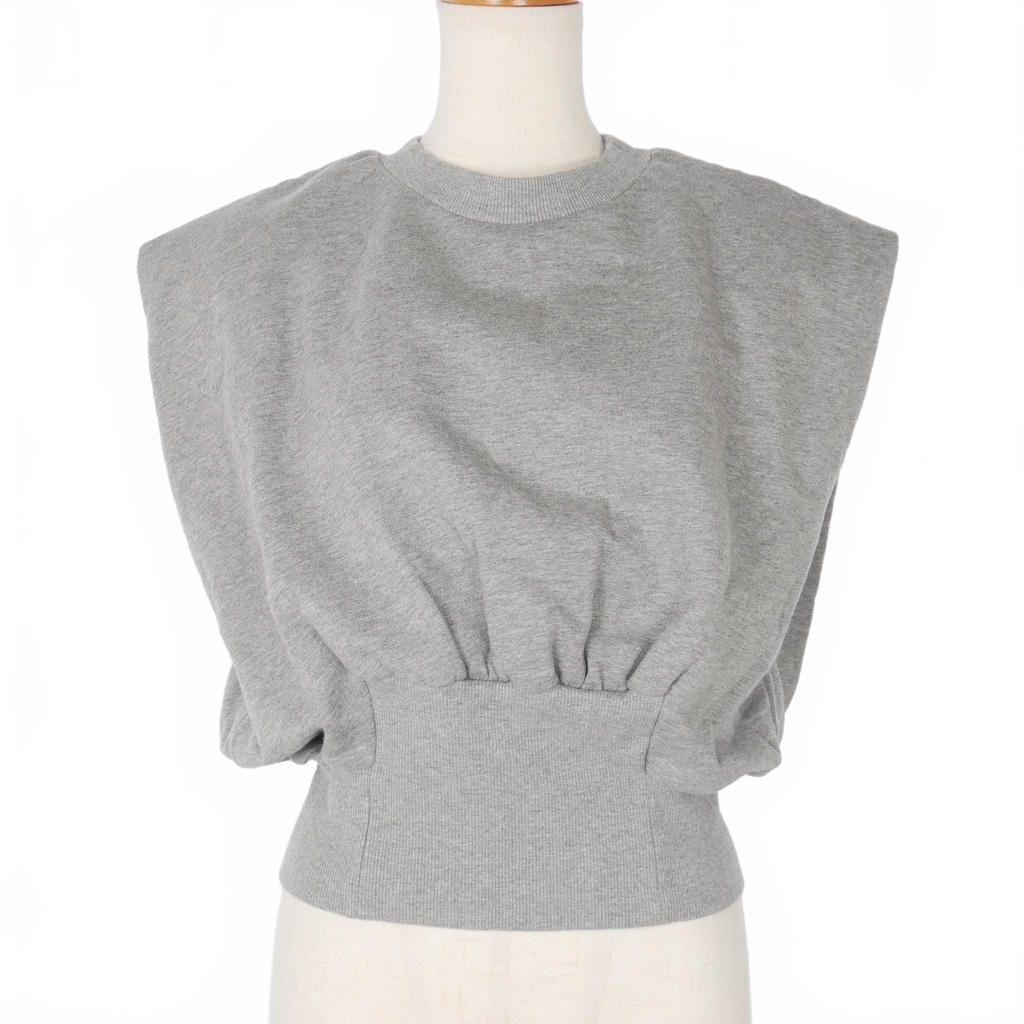 3.1 フィリップリム phillip lim ノースリーブ スウェット クルーネック S 灰 グレー