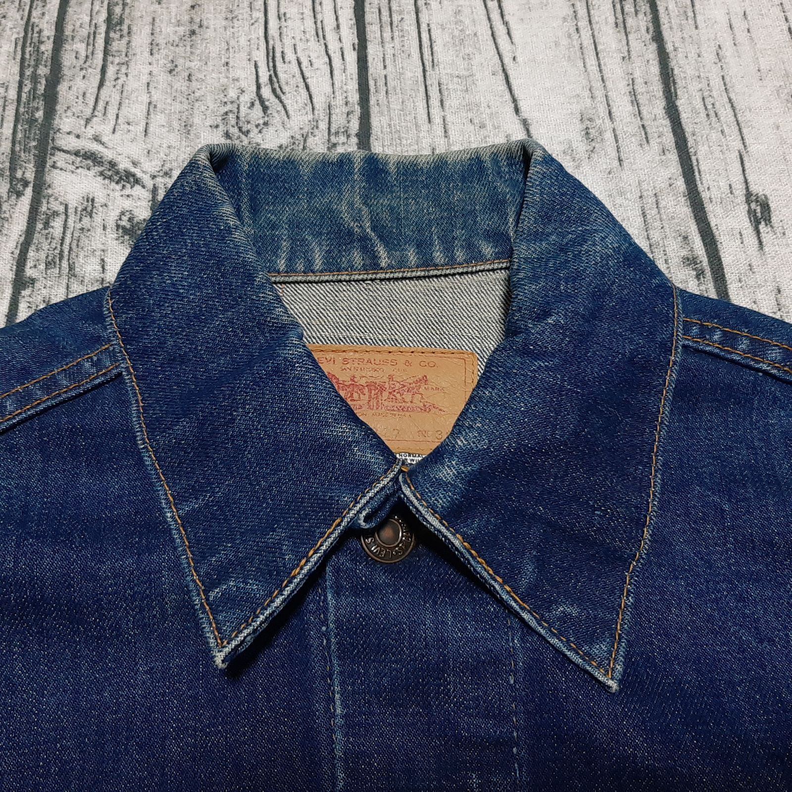 size表記 38】70s Levi's 70505-0217 66前期 布ケアタグ 雰囲気 size表記 38】70s Levi's 70505-0217 66前期 布ケアタグ 雰囲気