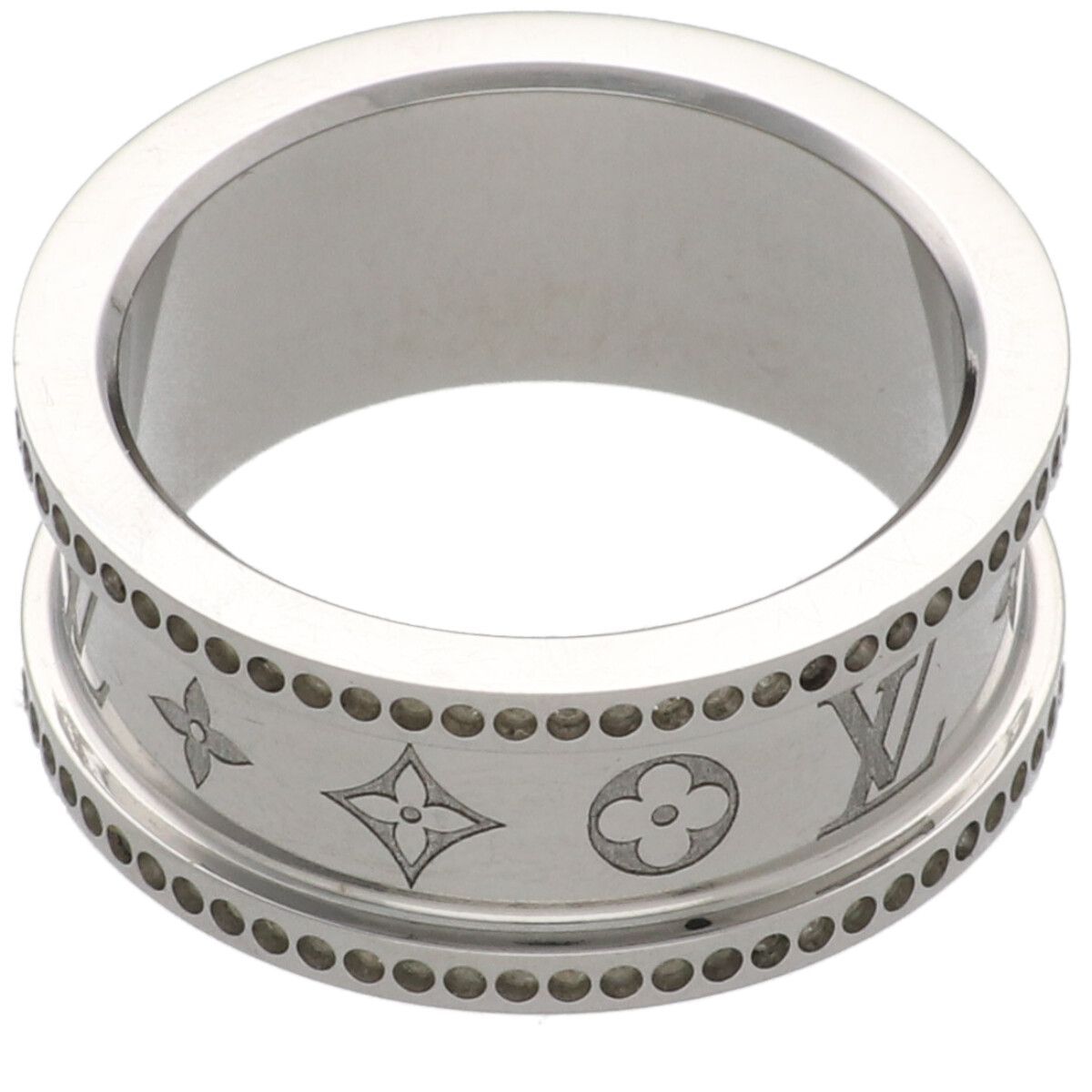 LOUIS VUITTON ルイ ヴィトン BY 4262 バーグ ツイステッド フラワーリング 指輪 KJ