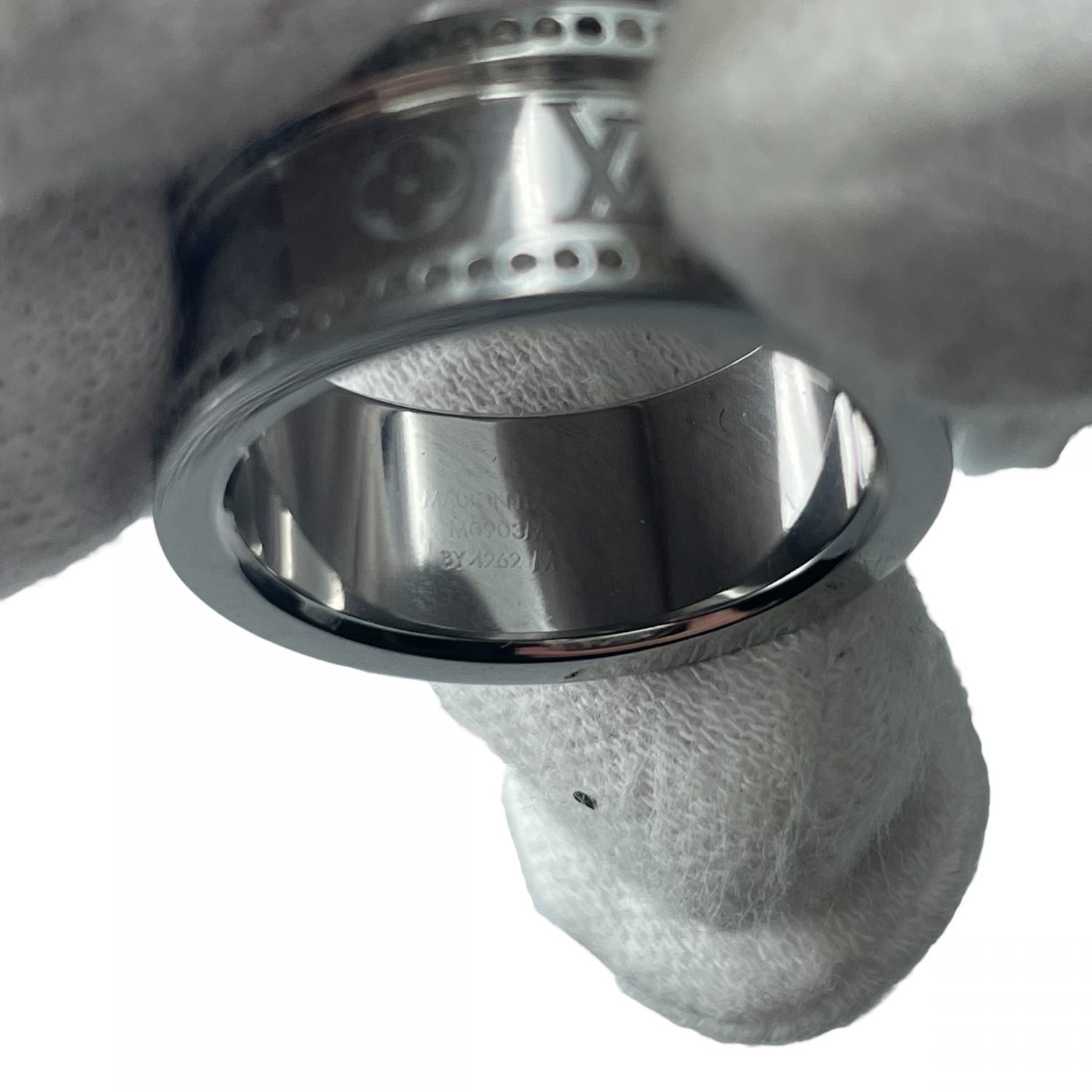 LOUIS VUITTON ルイ ヴィトン BY 4262 バーグ ツイステッド フラワーリング 指輪 KJ リング 指輪 アクセサリー メンズ