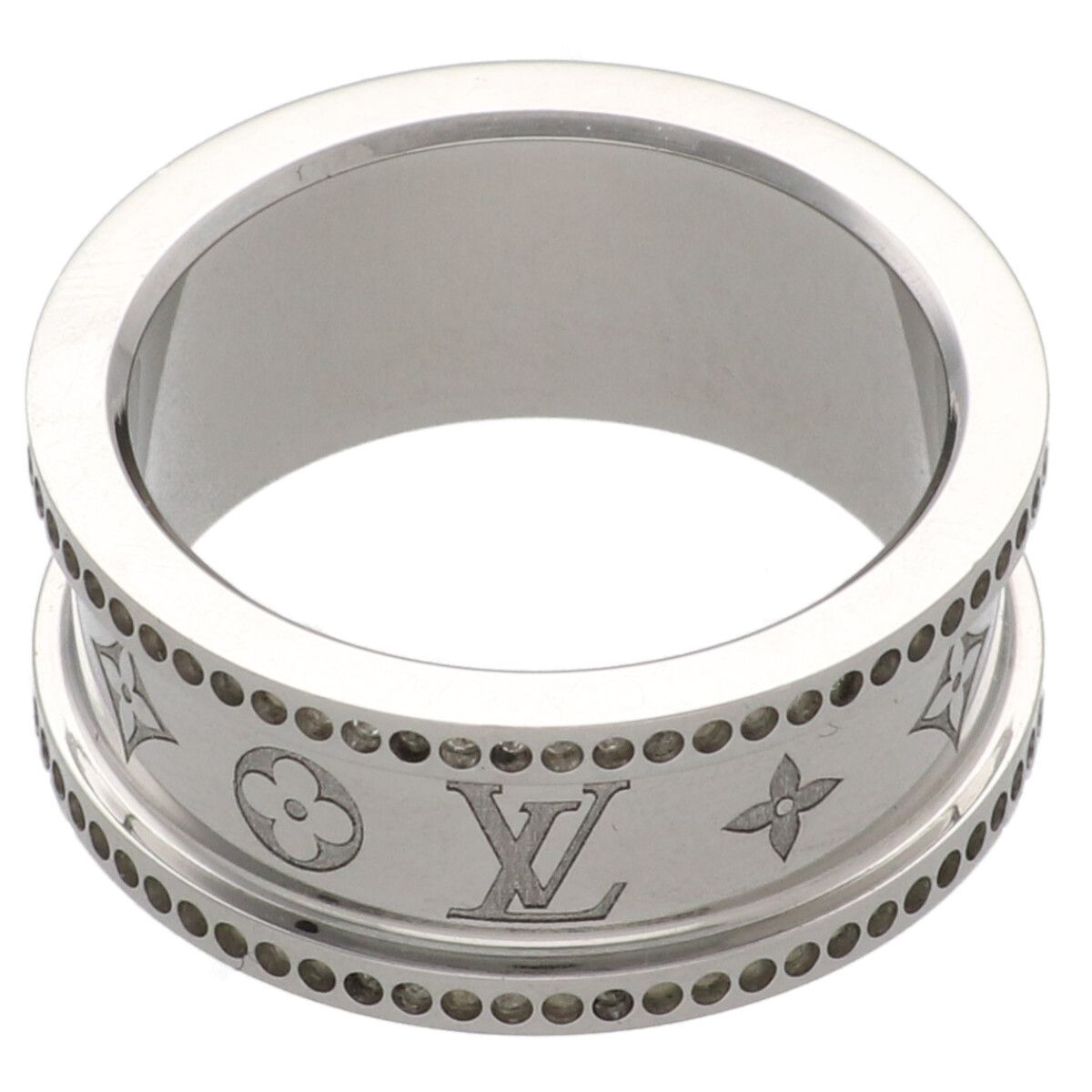 LOUIS VUITTON ルイ ヴィトン BY 4262 バーグ ツイステッド フラワーリング 指輪 KJ