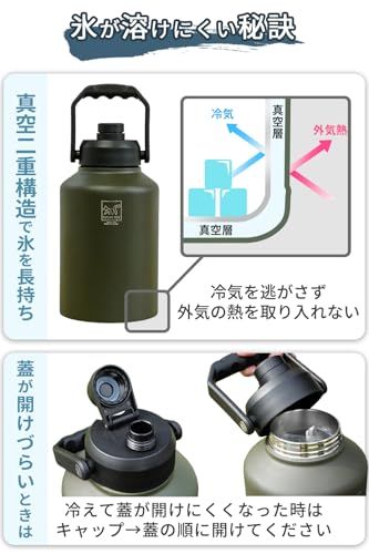  迅速に発送 アイスコンテナ ジャグ 氷入れ キャンプ アウトドア 1 9 L 3 8 1ガロン 約3 96 ce 4149 その他 キッチン 食器