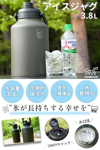 迅速に発送 アイスコンテナ ジャグ 氷入れ キャンプ アウトドア 1.9 L|3.8 L 1ガロン 約3.8 96 ce 4149