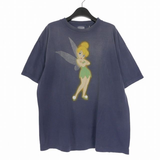 セントマイケル × Disney 26 SS TINKER BELL DSN_SS TEE Tシャツ カットソー 半袖 XL ネイビー 紺 SM-MK 8-0000-C 79