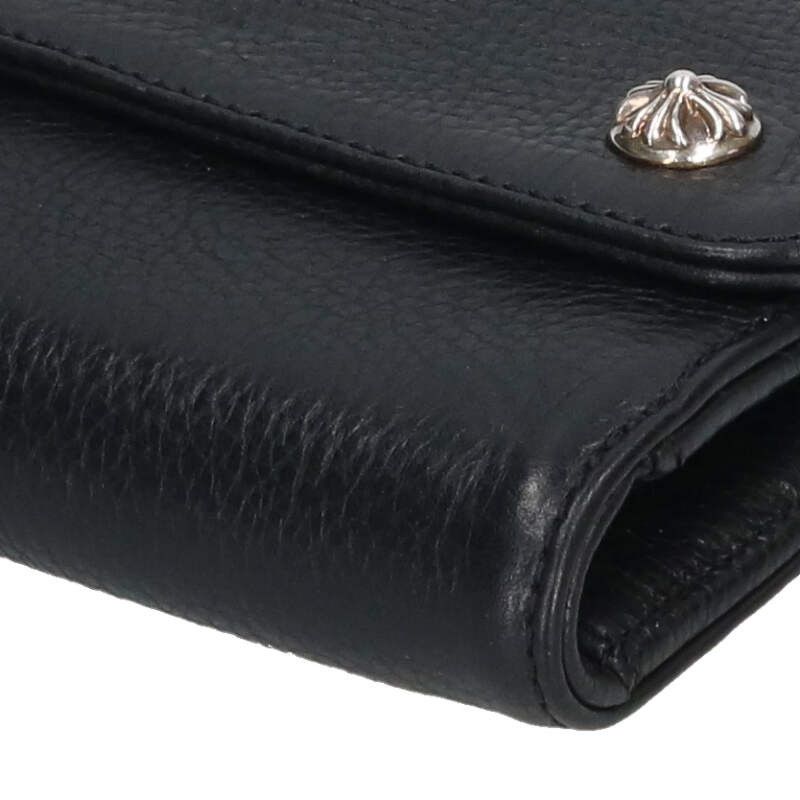 クロムハーツ WAVE MINI/ウェーブミニ クロスボールボタンレザー