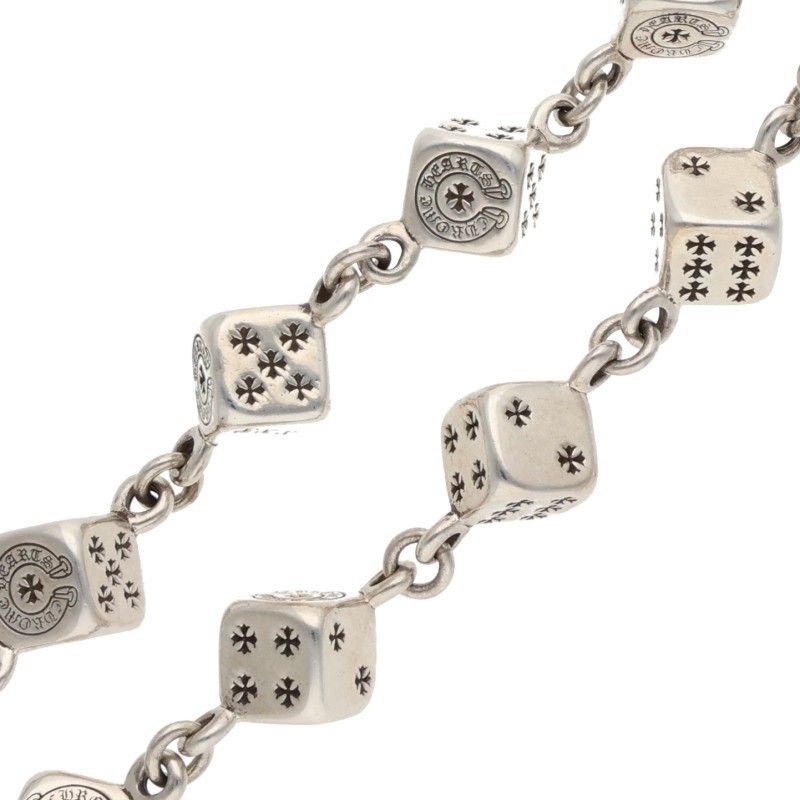 クロムハーツ DICE LINK-2/2クリップダイス シルバーウォレット