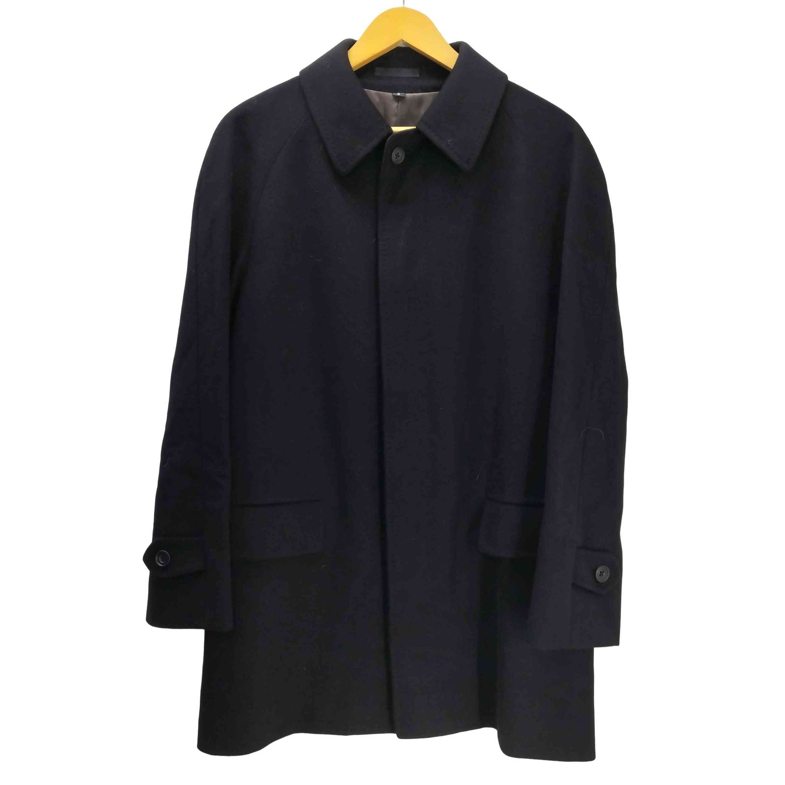 カシミヤ CASHMERE CASHMERE 100% Balmacaan Long Coat カシミア 100