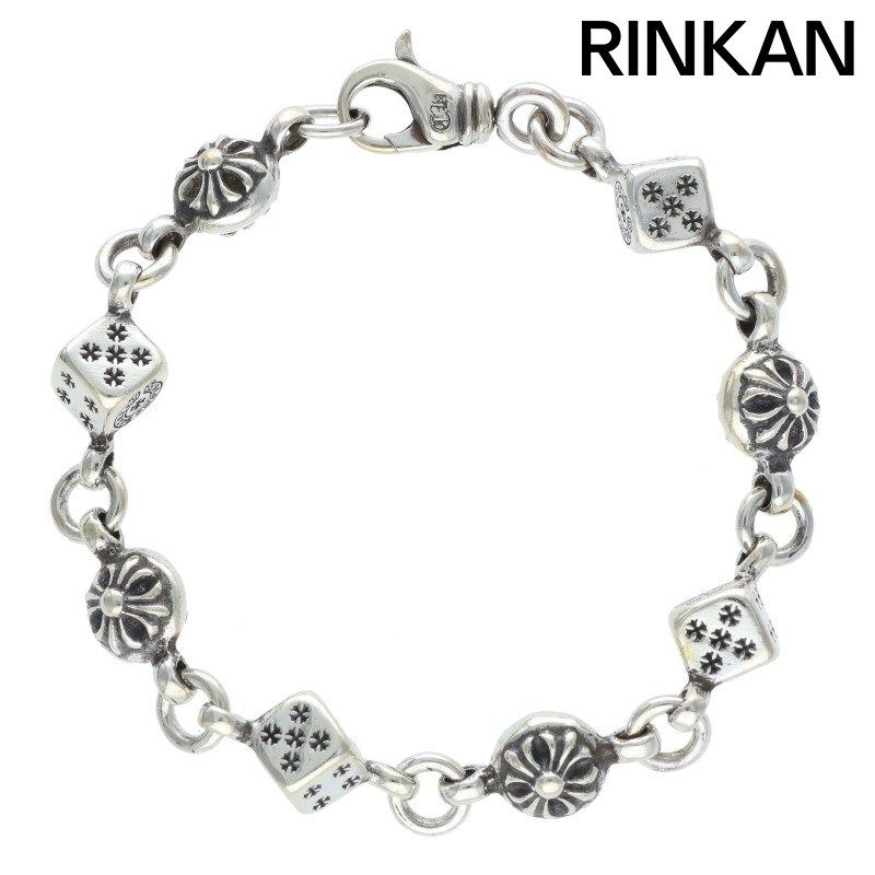 インボイス有り　CHROME HEARTS ダイスクロスボール 8LINK CHROME HEARTS ブレスレット ダイスクロスボール 8LINK CHROME HEARTS