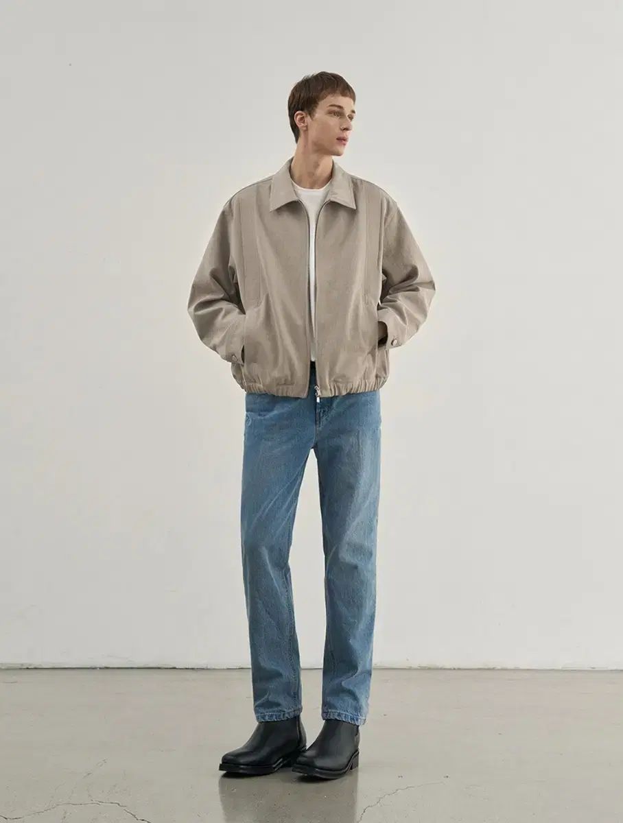 ドローフィット ニュートラル COLOR ジップアップ デニム ジャケット L