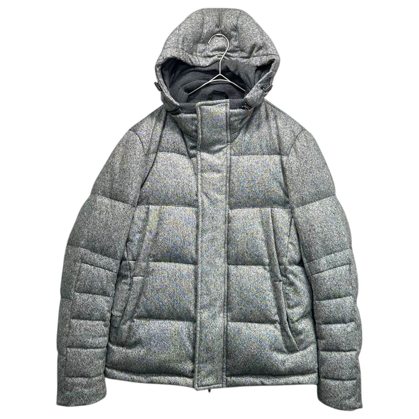 ck Calvin Klein(シーケーカルバンクライン) Tweed Hooded Down Jacket 
