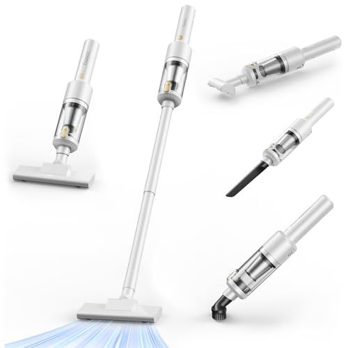 掃除機 コードレス 新登場 28000 Pa超強力吸引 0.5 kg超軽量 28分連続稼働 Yuuscc サイクロン スティッククリーナー Type-C充電式 2 WAY 低騒音 布団用ブラシ付 HEPA多重濾過 ハンデ f 971 89 a