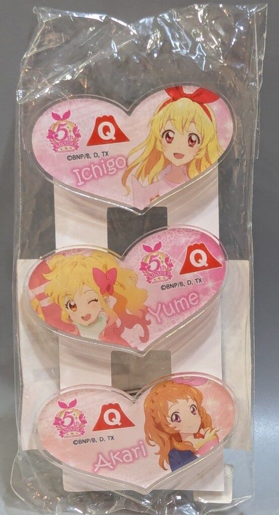 ムービック AIKATSU!×富士急ハイランド アクリルクリップ セット