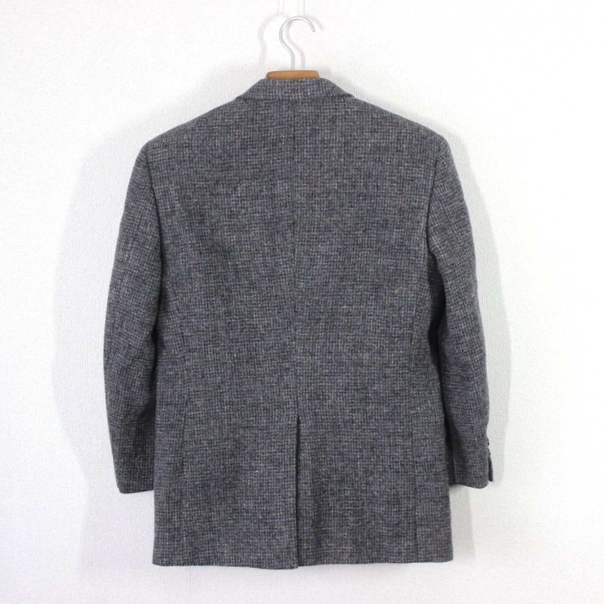 47【極美品】ハリスツイード ジャケット A5 メンズ M グレー 