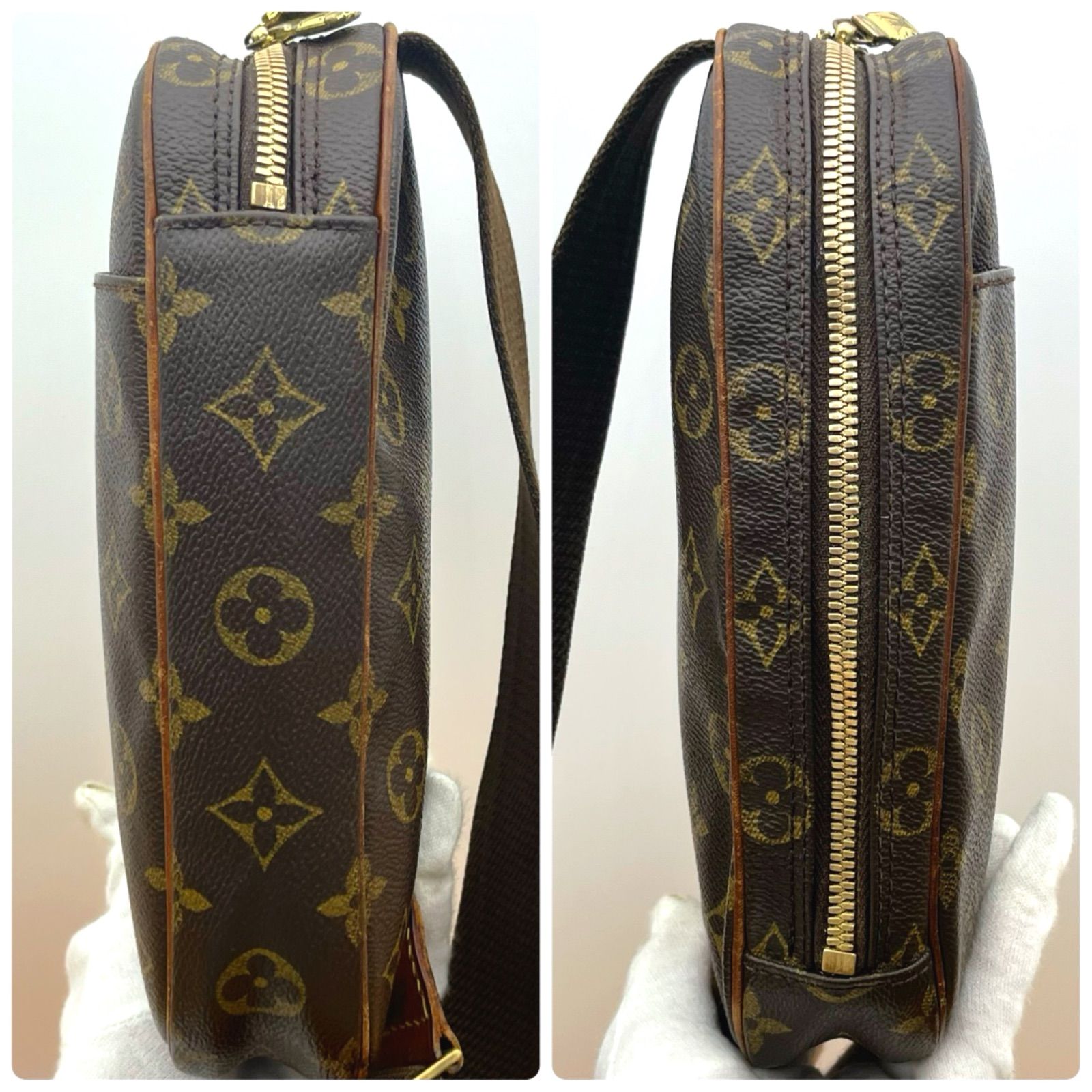 【美品】ルイヴィトン　ポシェットガンジュ　ボディバック　ショルダーバック LOUIS VUITTON（ルイ・ヴィトン） ポシェットガンジュ モノグラム
