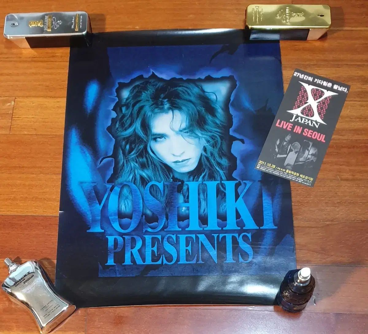 ヨシキ ヒデ トシ ポスター X JAPAN ソウルコンサート ソウルコン 広告ポスター エクスジャパン