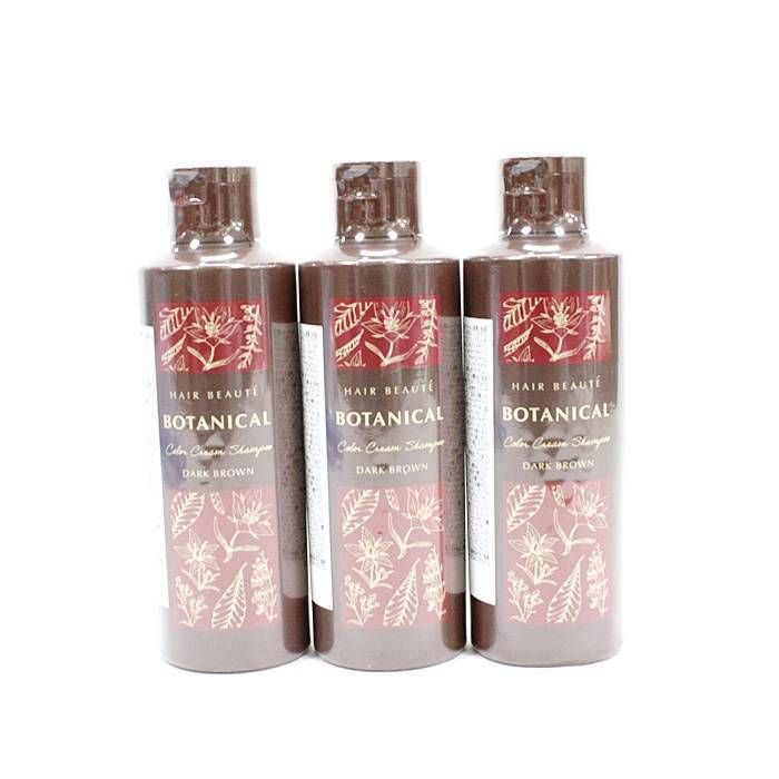 未使用品】ヘアボーテ ボタニカルカラークリームシャンプー ダーク