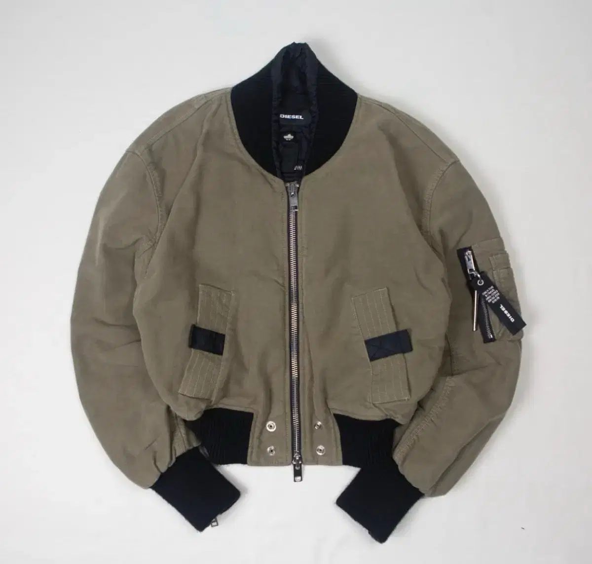 DIESEL クロップド バッグジッパー ブルゾン