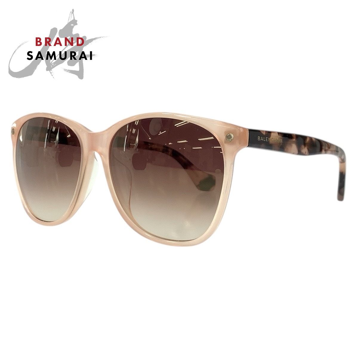 バレンシアガ ピンク プラスチック サングラス レディース 506778