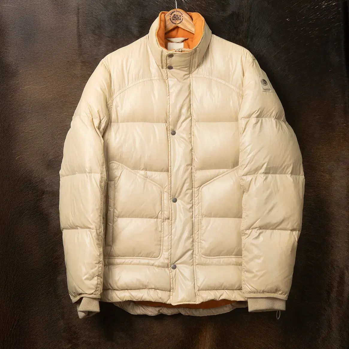 L 00 s DIESEL ディーゼル ダック ダウン ジャケット ベージュ MO-2475