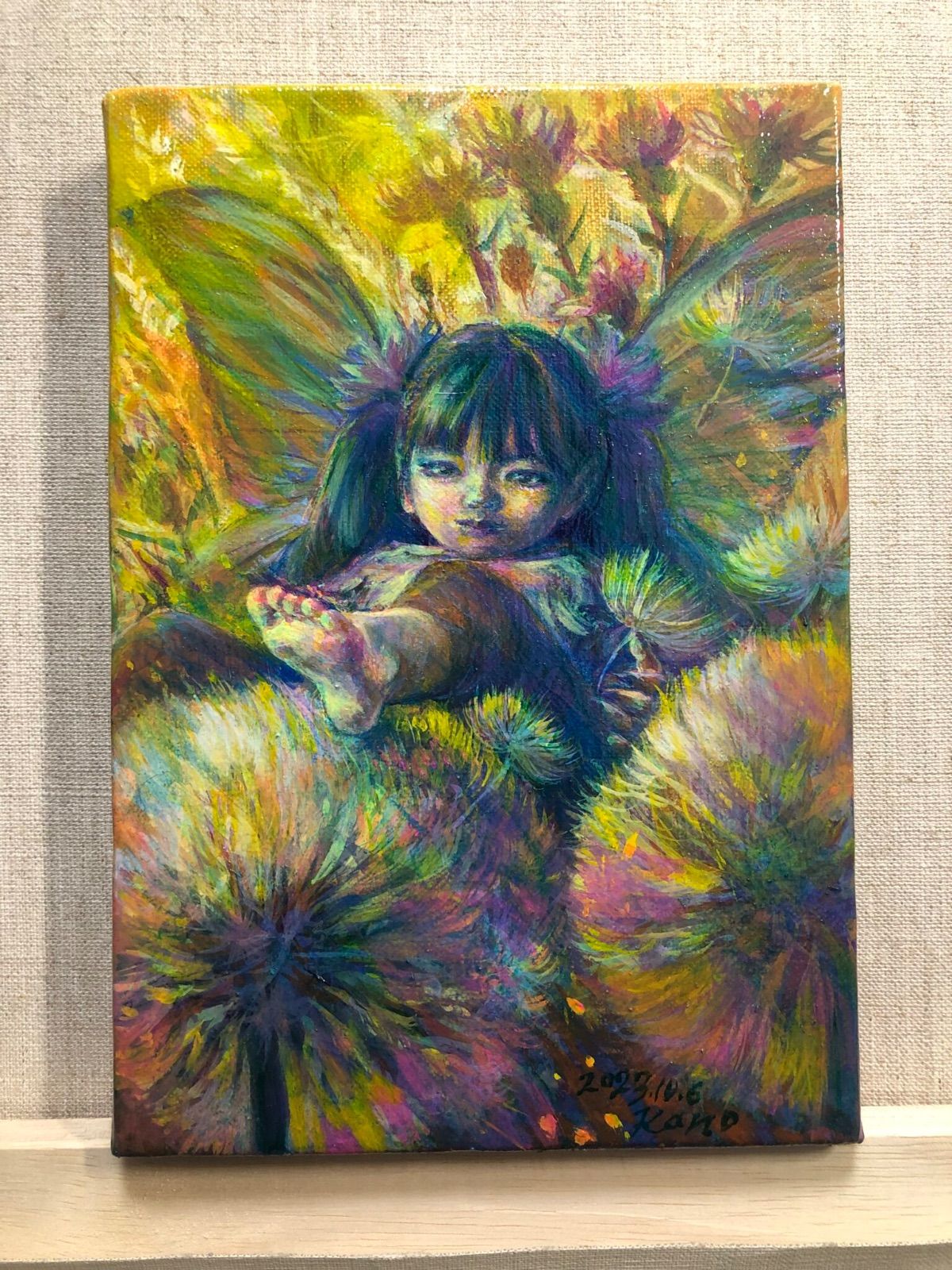 dandelion |油彩|SM|22. .8 cm|原画