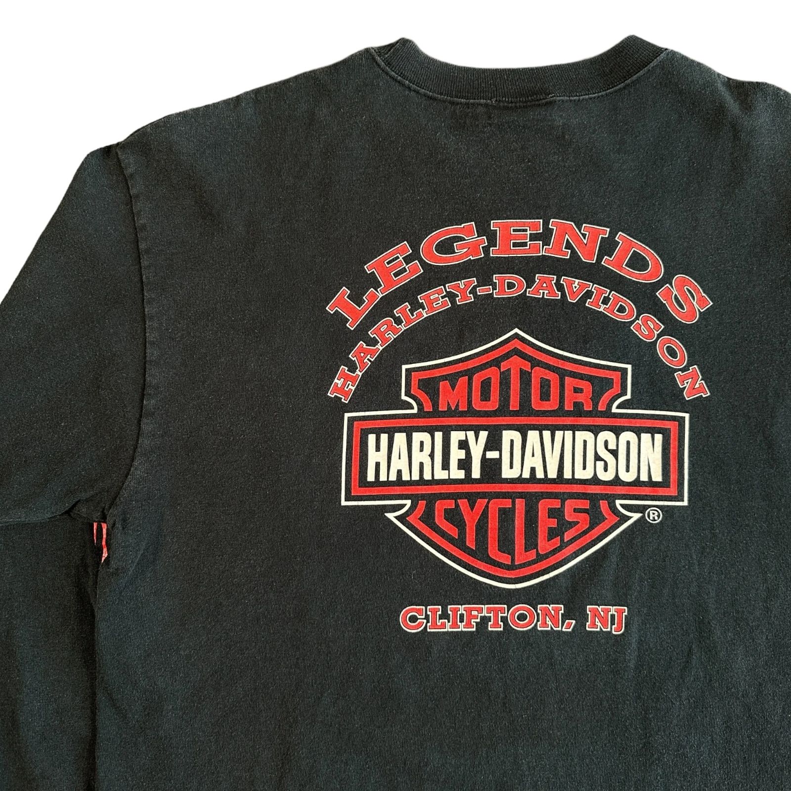 Harley Davidson CLIFTON NJ Flame LS Black L Harley-Davidson NJ