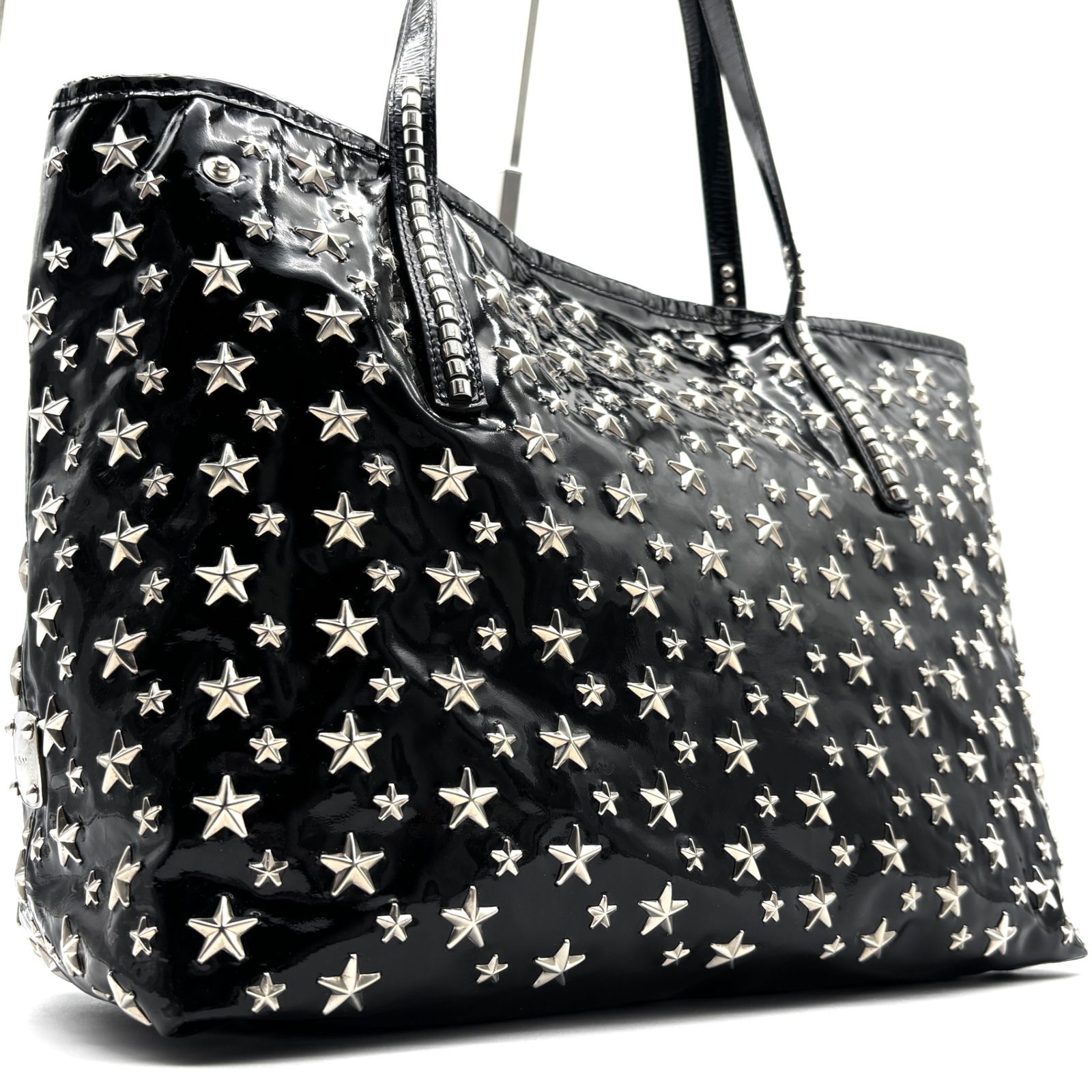 美品 JIMMYCHOO ジミーチュウ ソフィア トートバッグ スター スタッズ