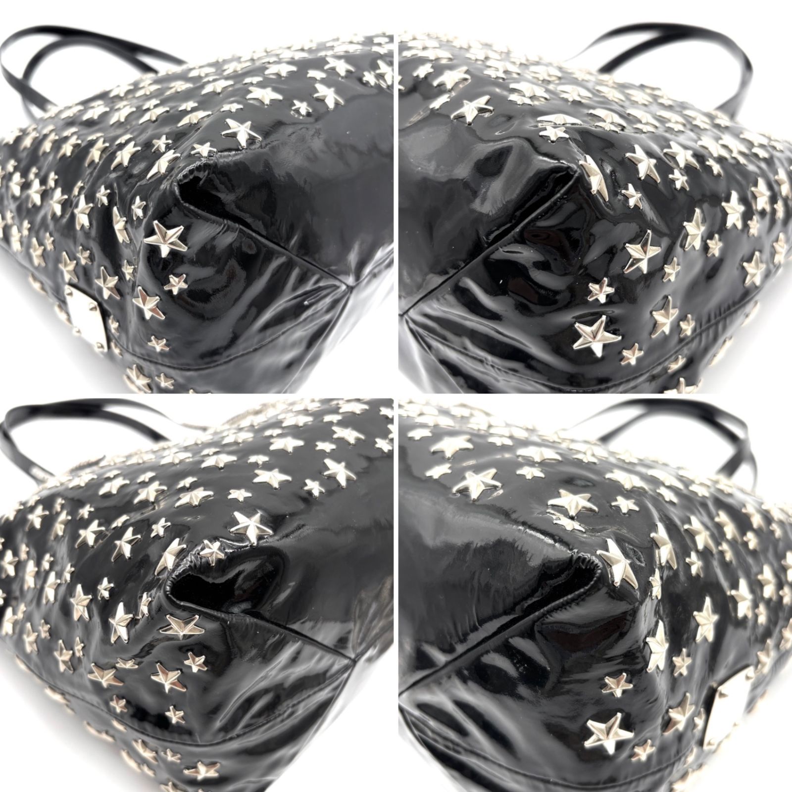 美品 JIMMYCHOO ジミーチュウ ソフィア トートバッグ スター スタッズ
