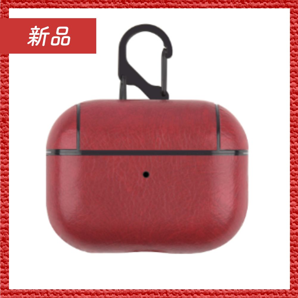 未使用 AirPods 3 専用ケース カラビナ付き 赤 レッド ケース 未使用
