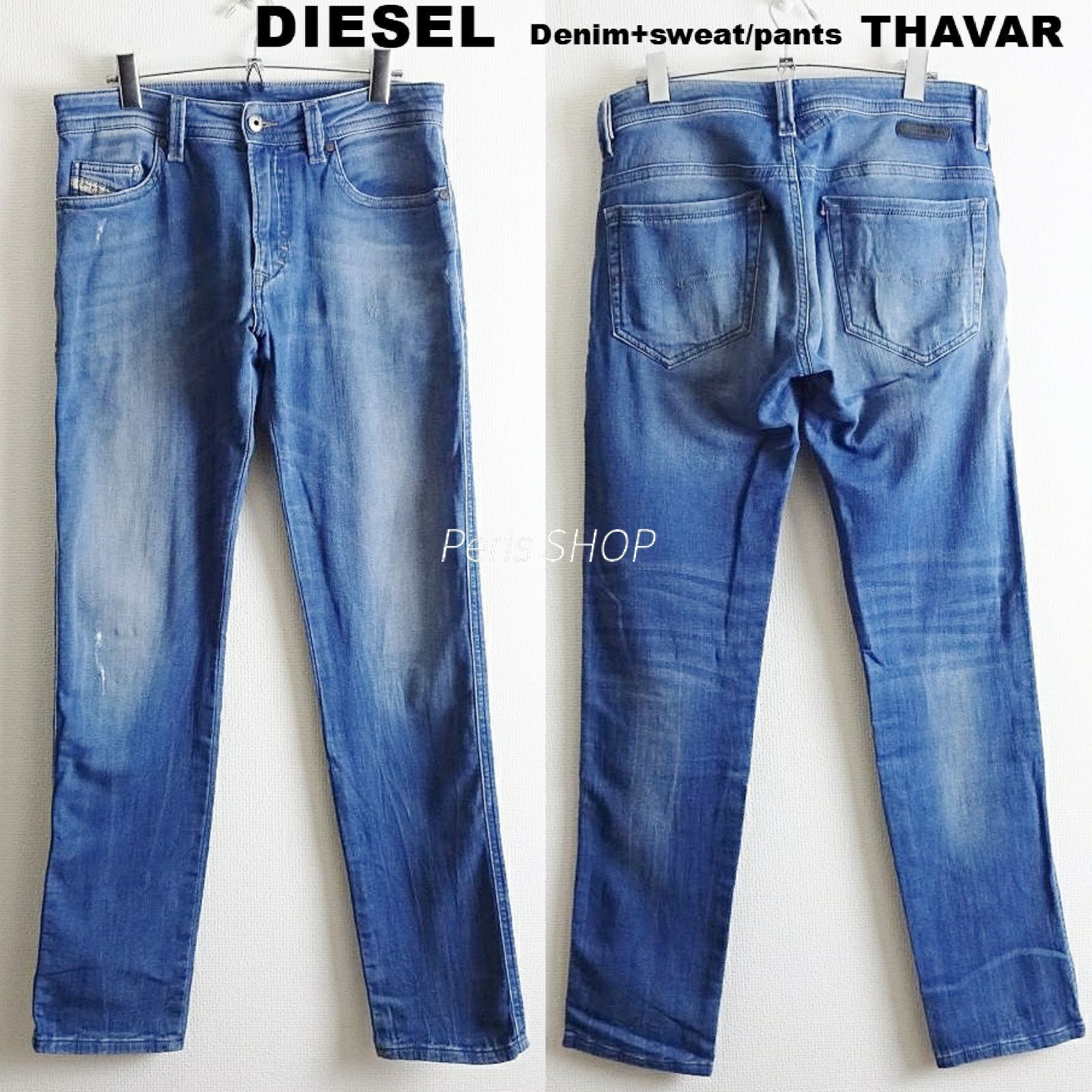 DIESEL ディーゼル ジョグジーンズ THAVAR W 79 cm | 28 M ストレッチ スリムスキニーデニム メンズ