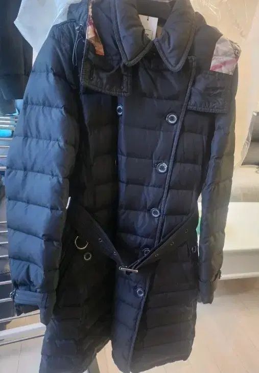 バーバリー ブラック ロング ダウン コート