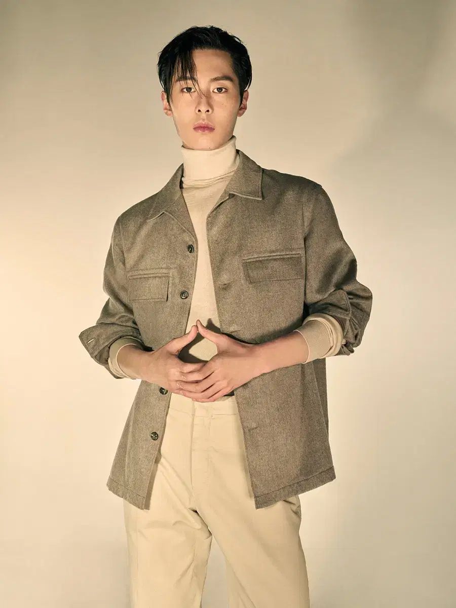 ゼニア 2025 f|w オアシ カシミア リーノ シャツ ジャケット