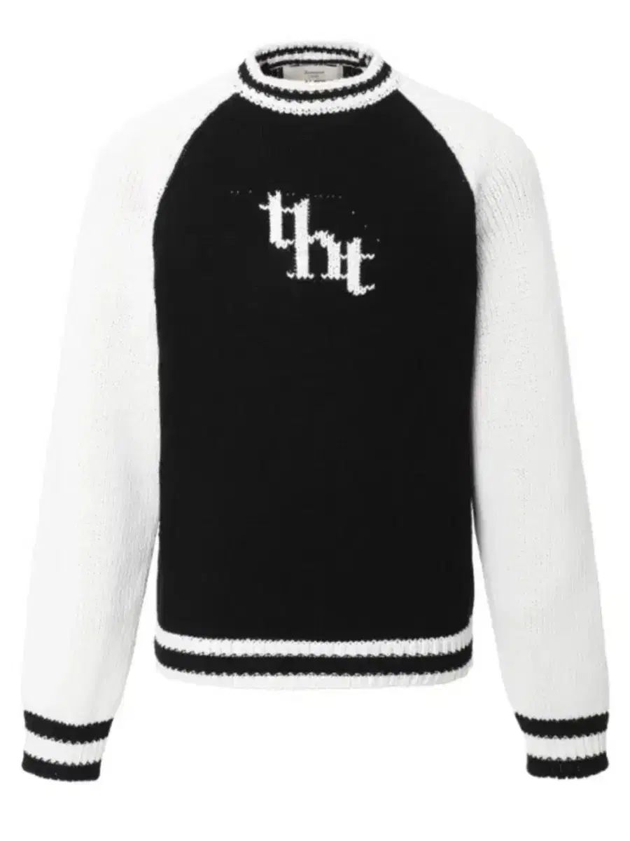 スリータイムズ ジャカード スウェットシャツ ニット