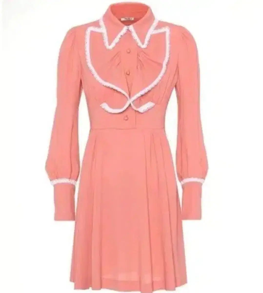 ミュウミュウ ピンク色 レイ ワンピース