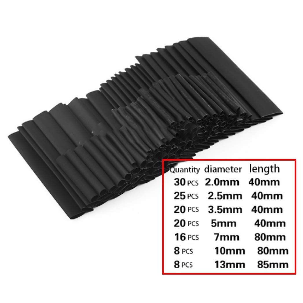 新品 熱収縮チューブ セット 絶縁チューブ 防水 高難燃性 シュリンク